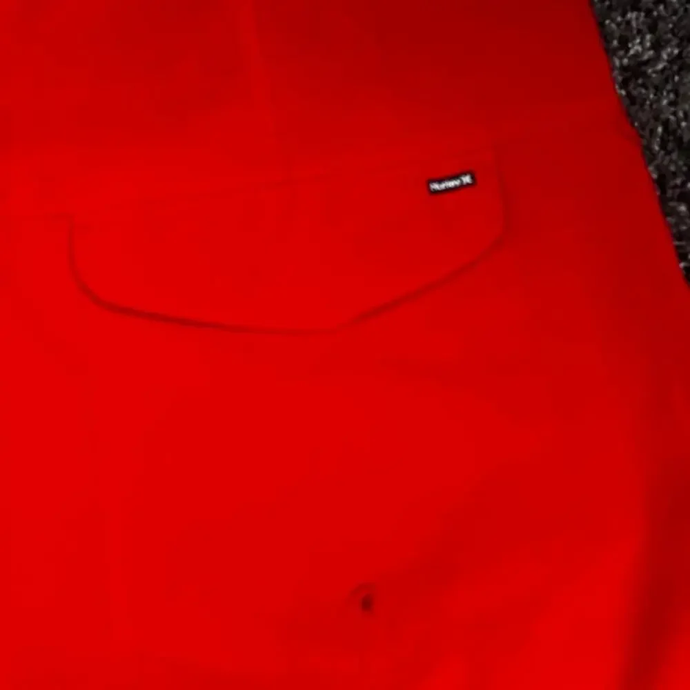 Mens red hurley board shorts